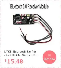 Dykb Bluetooth 5,0 HiFi усилитель мощности класса D TPA3116 50 Вт+ 50 Вт Цифровой стерео аудио W светодиодный дисплей U диск TF MP3 плеер AUX USB