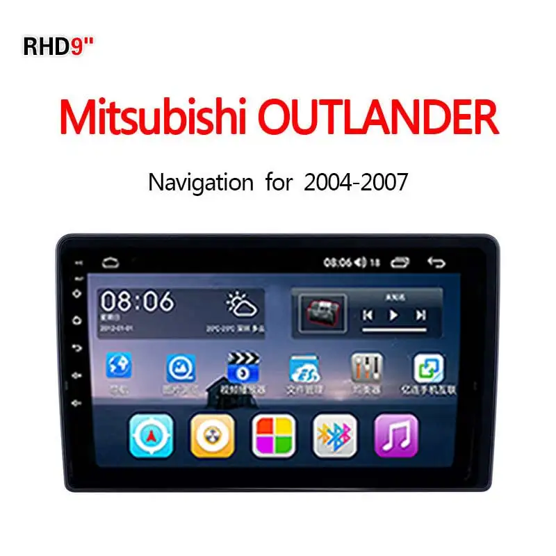 Lionet gps навигация для автомобиля Mitsubishi Outlander 2004-2007 9 дюймов RM2016X - Размер экрана, дюймов: 4G8core32G