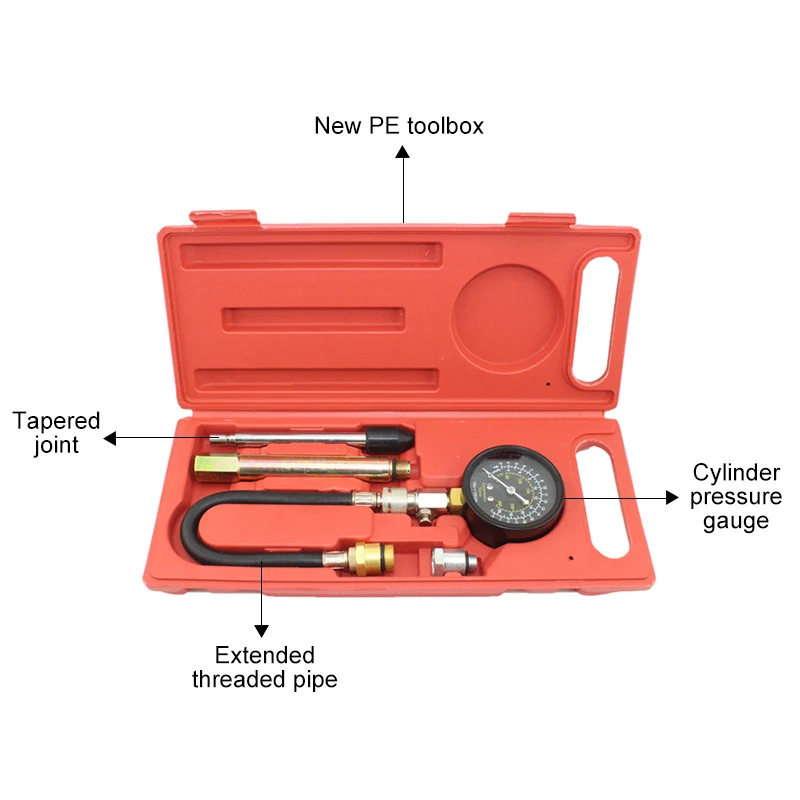 £11.61 Mr Cartool G324 0 300psi Compression Engine Cylinder Tester Gasoline Pressure