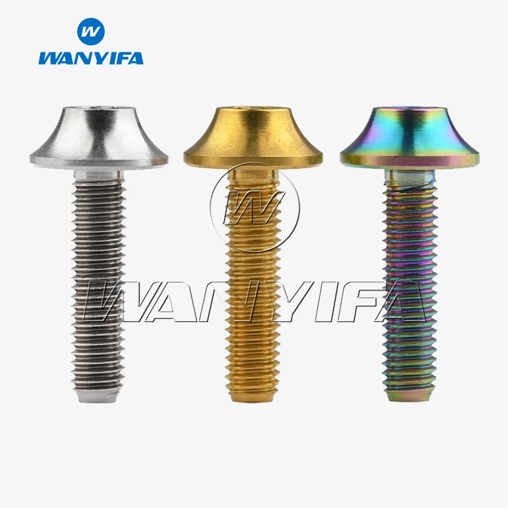 Титан Ti Болт m5x20mm кнопка голову Torx M5 20l Велосипедный Спорт велосипед Винт Упаковка Из 6