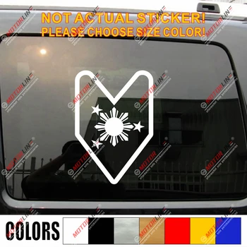 

Philippines Flag Sun Star Symbol Wakaba Leaf Decal Sticker Car Vinyl Filipino