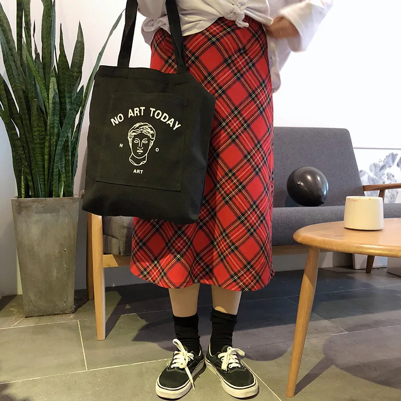 Spring New Style One Shoulder Canvas Bag Women's Korean-style Literature And Art Students Shoulder Bag Versatile Carry Bag