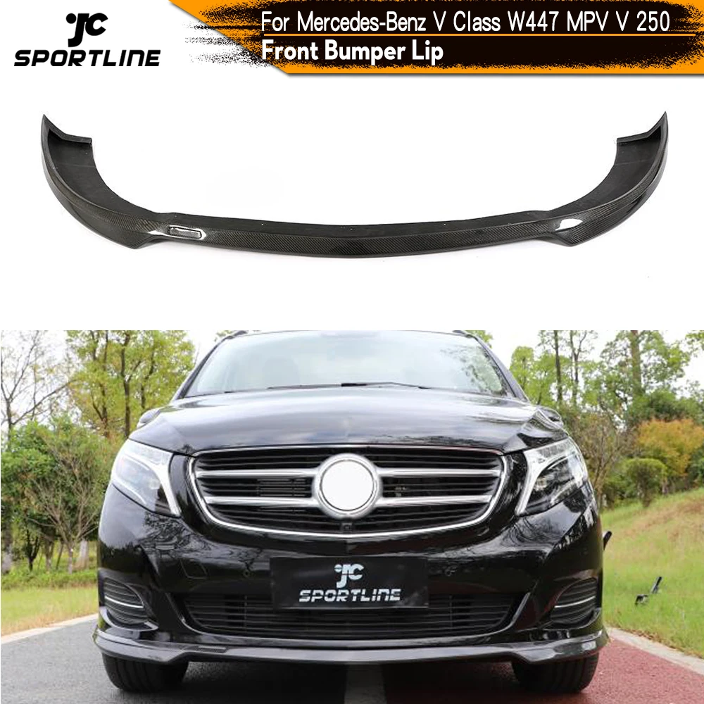 Головной передний бампер спойлер для Mercedes Benz V Class W447 V200 V220 V250 2014 2018 MPV аксессуары