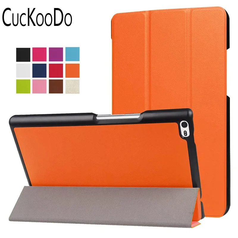 CucKooDo для lenovo Tab 4 ", Tri-Fold ультратонкая подставка смарт-чехол для нового lenovo Tab 4 8 дюймов планшет релиз