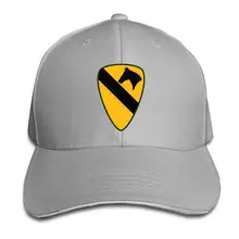 Американский армейский 1-й кавалерийский дивизион SSI унисекс бейсбольная Кепка Классическая Регулируемая на липучке остроконечная сэндвич Кепка водителя грузовика