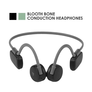 

BH528 Bone Conduction Headphones Bluetooth V5.0 Headset Wireless Earphones Built-in Microphone for Sports Running Riding Cycling