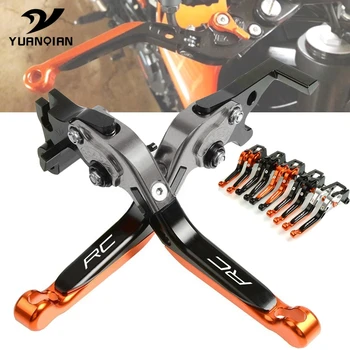 

Motobike CNC Aluminum Motorcycle Accessories Folding Extendable Adjustable Brakes Clutch Levers FOR KTM RC 200 RC200 2014-2019