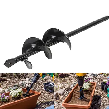 

Ground Drill Mining Tool Durable Black Twist Drill Mining Tool Durable Black Planting Auger Spiral Mining Tool Durable Black
