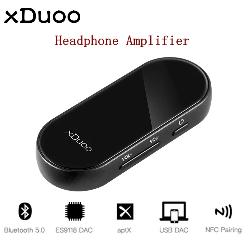 

XDUOO XD-25 Portable bluetooth 5.0 Headphone Amplifier Support NFC PC USB DAC