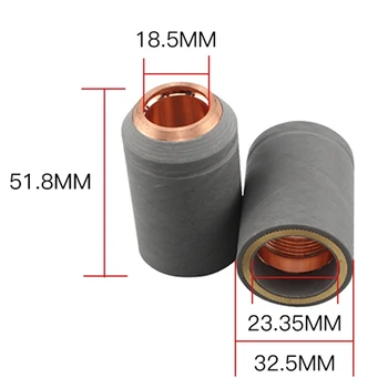 

New 4Pcs A141 Plasma Torch Consumables Kit Cutting Electrode Nozzle Tip Shield PR0101 PD0101 PC0101 PE0101 CV0011