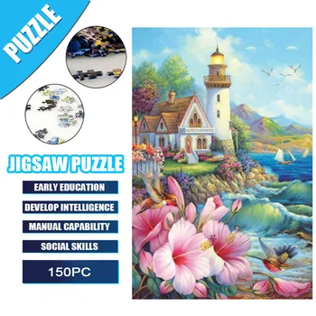 

Adults Puzzles 150 Piece Large Puzzle Game Interesting Toys Personalized Gift Educational baby toys jigsaw puzzle игрушки New