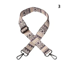  New Nylon Colored Belt Bag Strap Accessories for Women Rainbow Adjustable Shoulder Hanger Handbag Straps Decorative chain bag 