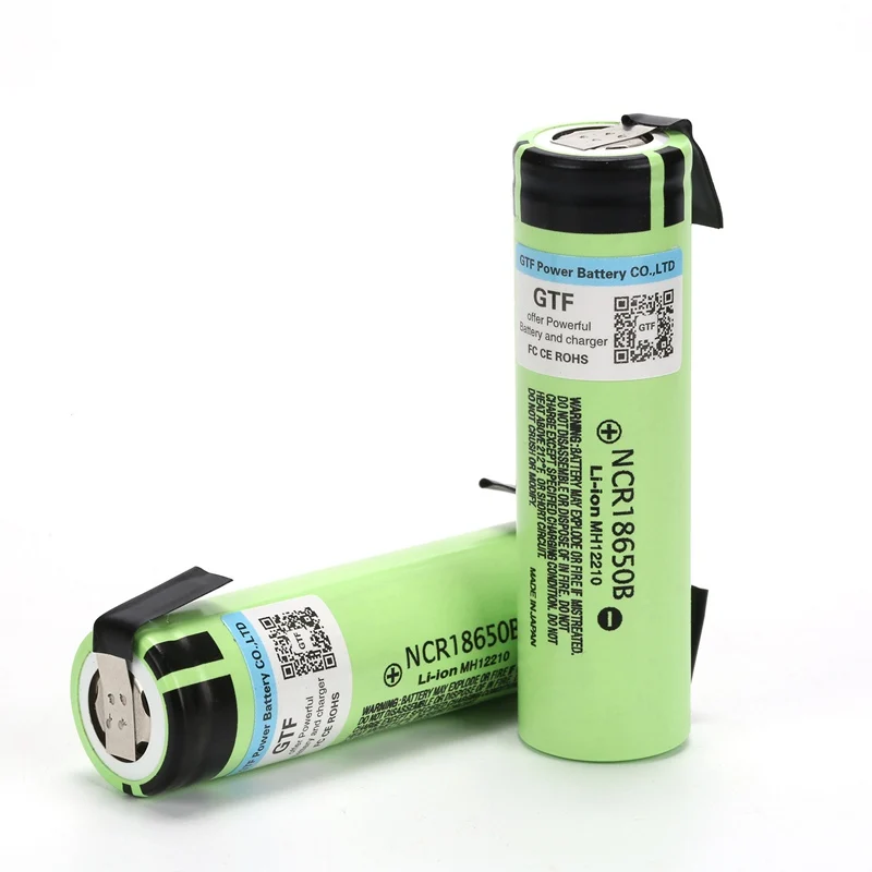 3400 мА/ч 18650 оригинальный Батарея 100% емкость 3 7 V NCR18650B литий ионный аккумулятор