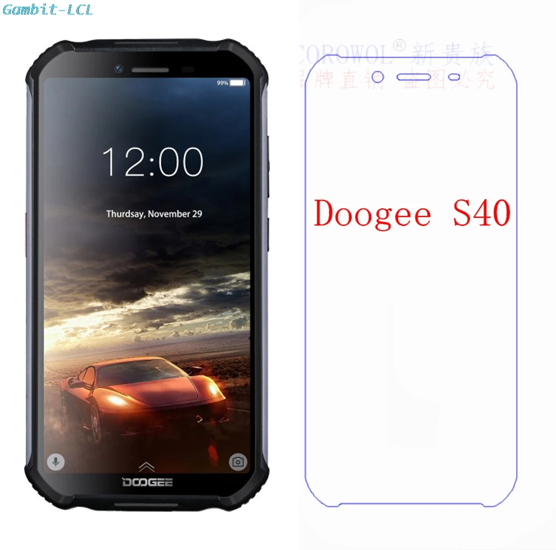 

2PCS 2.5D 9H Original Tempered Glass For Doogee S40 5.5" Screen Protector protective Glass film cover