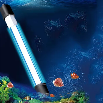 

24cm Aquarium LED Light UV Sterilizer Germicidal UV Lamp Remove Algae Cleaning Water for Fish Tank Aquarium Accessories
