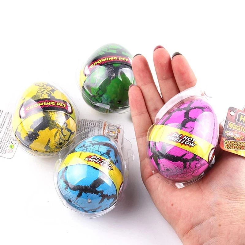 Buen trato 2 uds huevos de dinosaurio incubándose en el agua de gran tamaño creciente de huevos de dinosaurio crecer huevo novedad educativos regalo niños regalo para niños Juguetes aKwjMWDVEZA