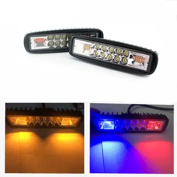 

Signal Light Motorcycle Truck Trailer Strobe Flash Work LED Light Bar 48W For Off-road 4x4 ATV JEEP SUV Car Accessories 12V