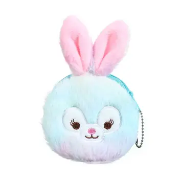 

2020 New Cartoon Rabbit Plush Card Holder Wallet Change Purse Organizer Pocket Coin Bag