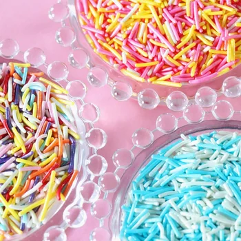 

Cake baking decoration sugar needle 130g bottled gold needle silver needle mixed color needle pearl luster needle sugar
