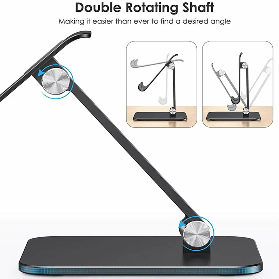 Tablet Stand Desktop Adjustable Foldable Holder Dock Cradle iPad Pro 12.9 11 10.2 Air Mini Samsung Xiaomi Mi Pad Huawei tablet holder tablet stand ipad laptop holder