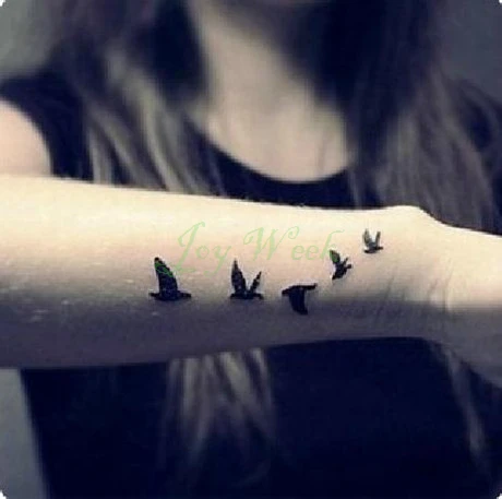 방수 임시 문신 스티커 비행 조류 인어 올빼미 사슴 만다라 문신 스티커 플래시 문신 가짜 문신 여자 4 여자