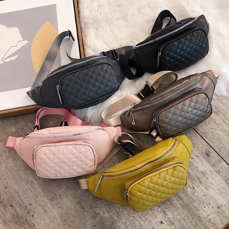 Женская поясная сумка с регулируемым ремнем кошелек из искусственной кожи