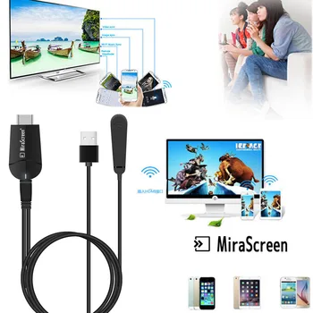 

4K HD Wireless WiFi Display Dongle Receiver HDMI 1080P TV Stick Miracast Airplay Screen Mirroring Smart Phone to HDTV Projector