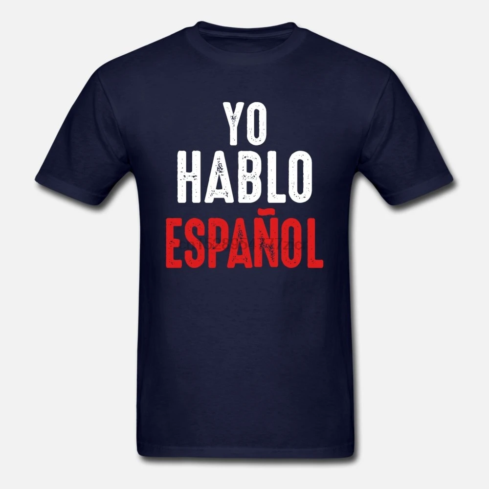 Мужская футболка Yo Hablo Espanol I Speak Spanish женская футболка|Футболки| |