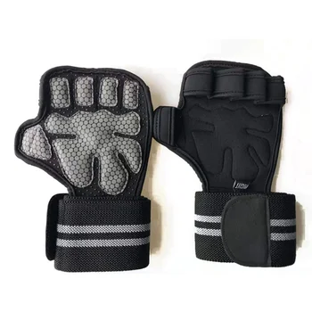

1 Pair of Weight Training Gloves Fitness Grip Palm Protection Gloves