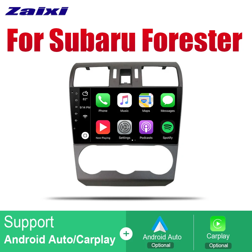 ZaiXi Android 2 Din Авто Радио для Subaru Forester 2013~ Автомобильный мультимедийный плеер gps навигационная система Радио стерео