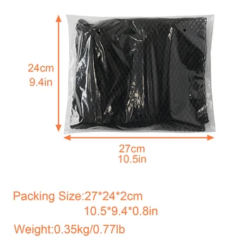 

Pocket Mesh Storage Bag Net Double-headed zipper Car Roof Cargo Mesh Storage Bag Ceiling Hanging