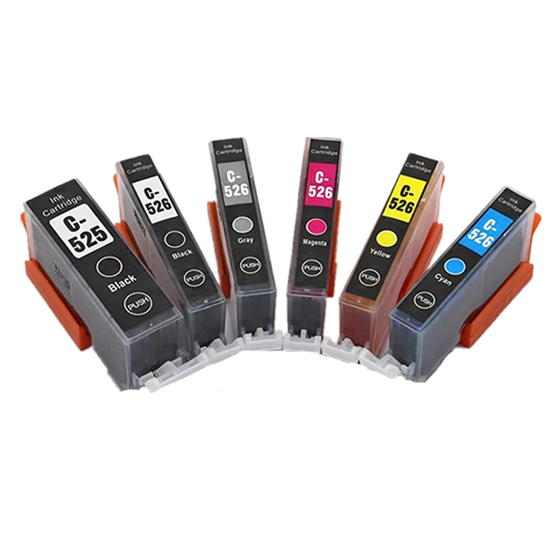 Cartuchos de Tinta Asw para Impressora Canon 3conjunto Pgi525 Pgi 526 Ip4850 Pixma Ix6550 Mg5150 Mg5250 Mg6150 Mg8150 Mx85 Mg5350 - Imagem 4