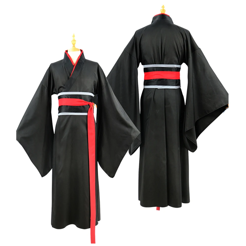 Eraspooky Mo Dao Zu Shi Косплей Wei Wuxian Yiling патриарх Грандмастер демонического культивирования костюм Lan Wangji парик обувь