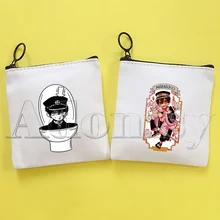 Hanako Kun Korean Cartoon Coin Purse Female Mini Canvas Art Cute Key Case Coin Purse Student Wallet