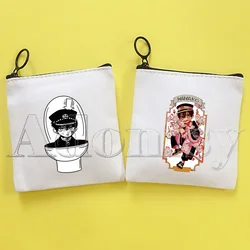 Hanako Kun Korean Cartoon Coin Purse Female Mini Canvas Art Cute Key Case Coin Purse Student Wallet