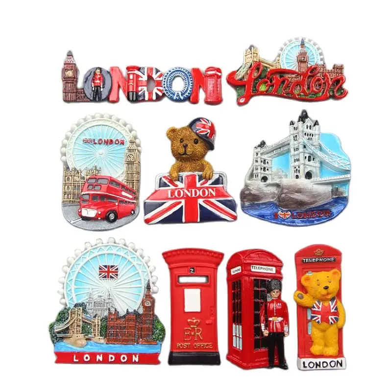 Magnet Refrigerator England London Cubs London Eye Bridge Refrigerator Magnet Magnetic Souvenirs magnetic fridge magnets,refrigerator decor