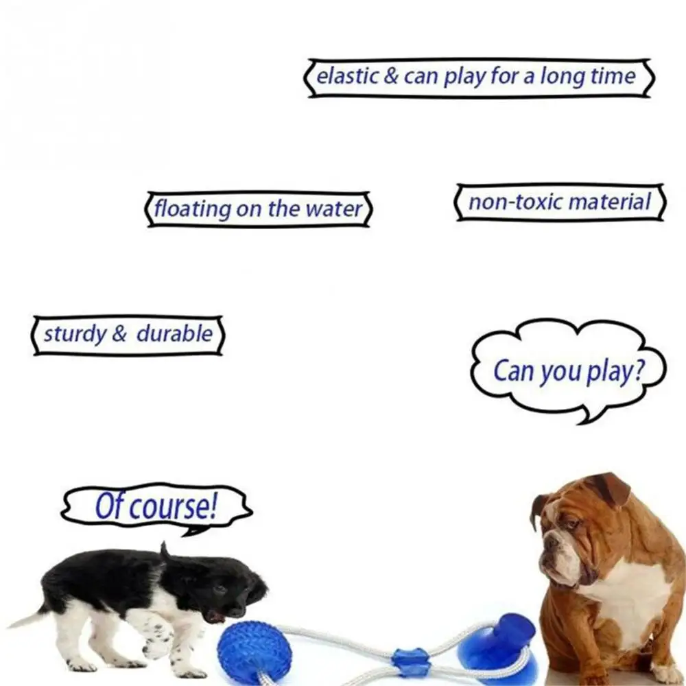 HKML игрушки для чистки собак и щенков веревка животных жевательные с присоской