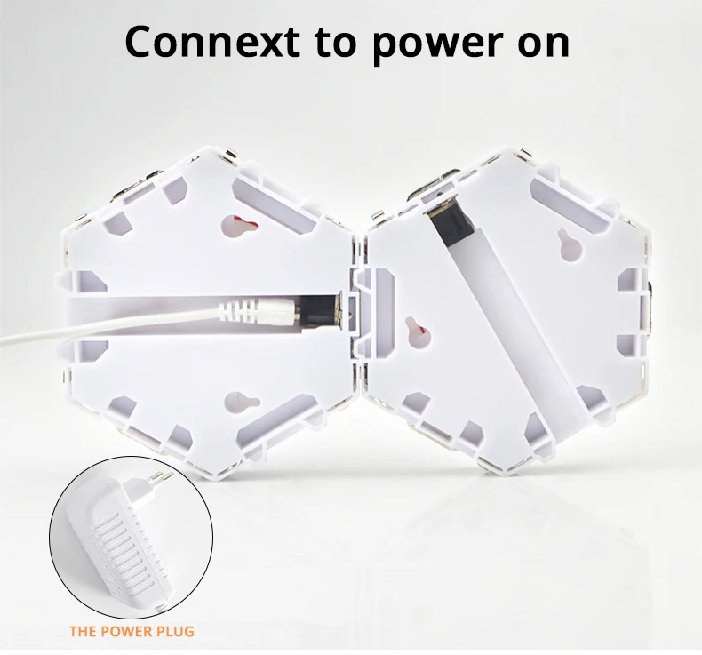 Квантовая лампа светодиодный панельный светильник с магнитными шестигранниками модульный сенсорный светильник s DIY настенный креативный декоративный светодиодный светильник