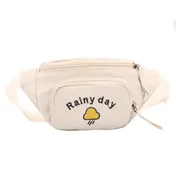 2019 fanny pack для детей дождливый день новый мини милый нагрудный мешок сумка-мессенджер Paquete de la cintura