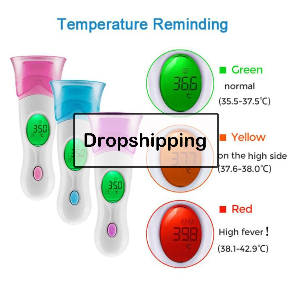 Детский термометр Инфракрасный цифровой lcd прибор для измерения тела Бесконтактный ушной лоб термометр уход за ребенком дропшиппинг