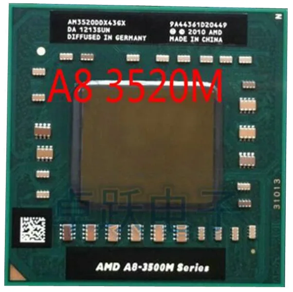 Ноутбук AMD CPU A8 3520M A8-3520m AM3520DDX43GX A8-Series Socket FS1 4M Cache/1 6 GHz/Quad-Core Бесплатная доставка |