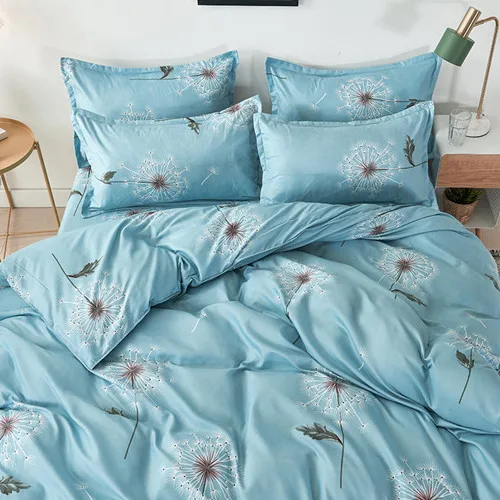 colour 4 Комплект постельного белья серии Dream flowers, красивый комплект постельного белья для девочек, постельное белье, Одуванчик, шлифованный домашний текстиль, односпальная/двуспальная кровать, одеяло - Цвет: colour 4