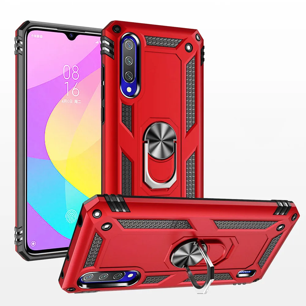 Роскошный бронированный Магнитный чехол с металлическим кольцом для Red mi Note 8 7 Pro, ударопрочный задний Чехол для Red mi 7 7A 8A K20 Pro mi 9SE 9 T, бампер чехол