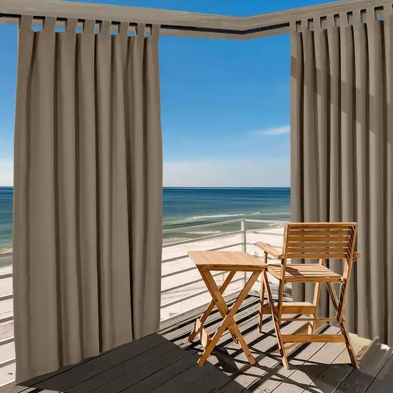 Wasserdicht Pergola Im Freien Blackout Vorhang Panel Vorhänge Outdoor