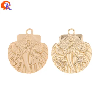 

Cordial Design 50Pcs 24*27MM Jewelry Accessories/Earring Connectors/Shell Shape/DIY Jewelry Making/Hand Made/Earring Findings