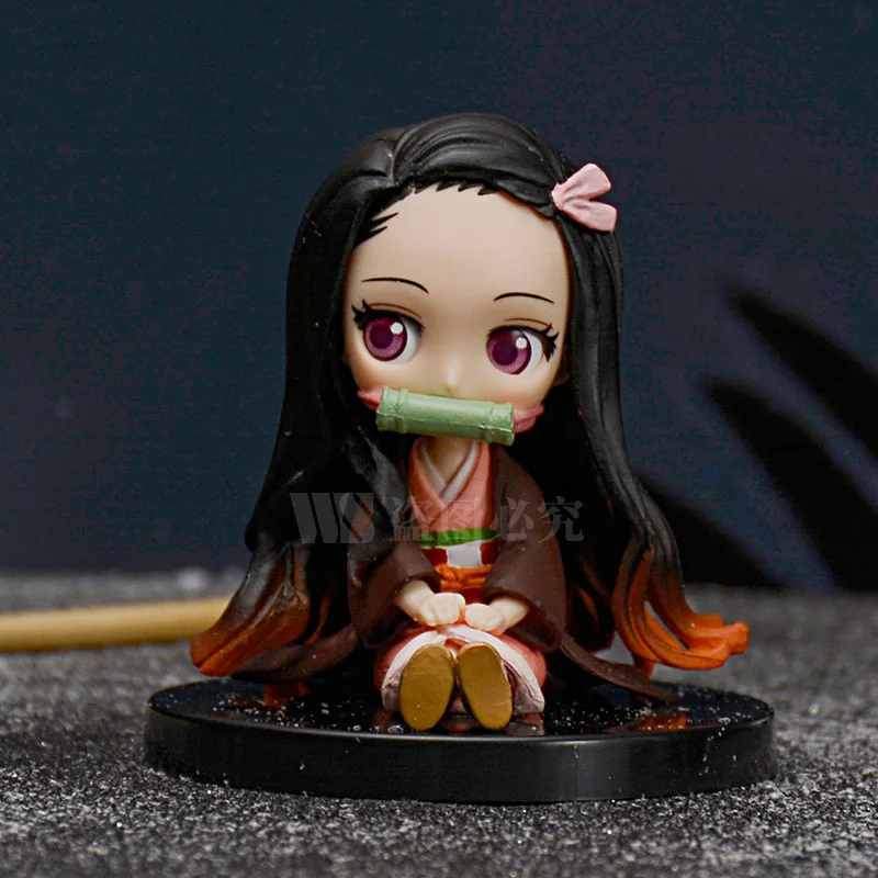 T400/Burg Tanjirou фигурка коллекционные модели игрушки Demon Slayer Kimetsu no Yaiba ПВХ кукла для женщин мужчин детей косплей ювелирные изделия подарок - Цвет: T400/Burg