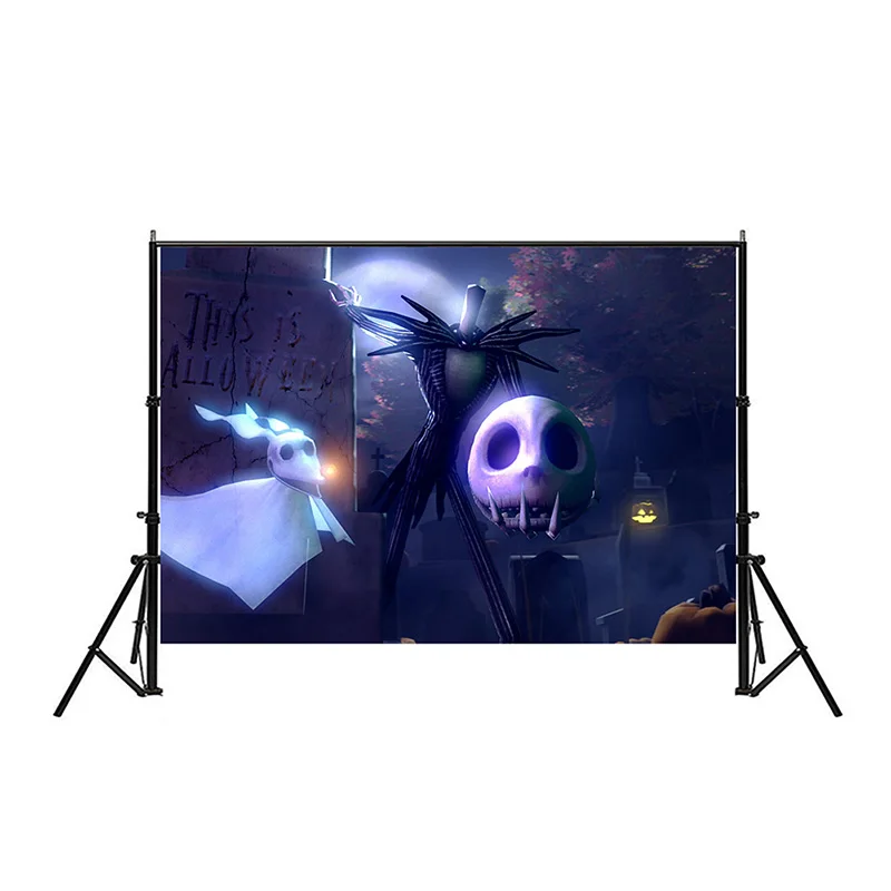 

WHISM Weird Style Halloween Theme Photography Background Cloth Photo Cloth -5*3 Feet Furniture Decorative Painting