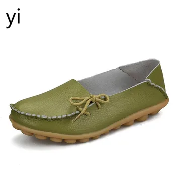 

yi 2020 new WOMEN leather fashion Comfortable Non-slip lace-up women's shoes