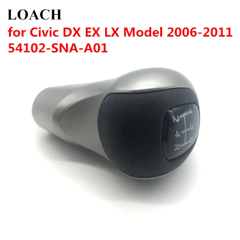 

5Speed Gear Shift Knob for Honda Civic DX EX LX Models 8th 2006 07 08 09 10 2011 54102SNAA02 MT Gearshift Pen Shifter Gearknob