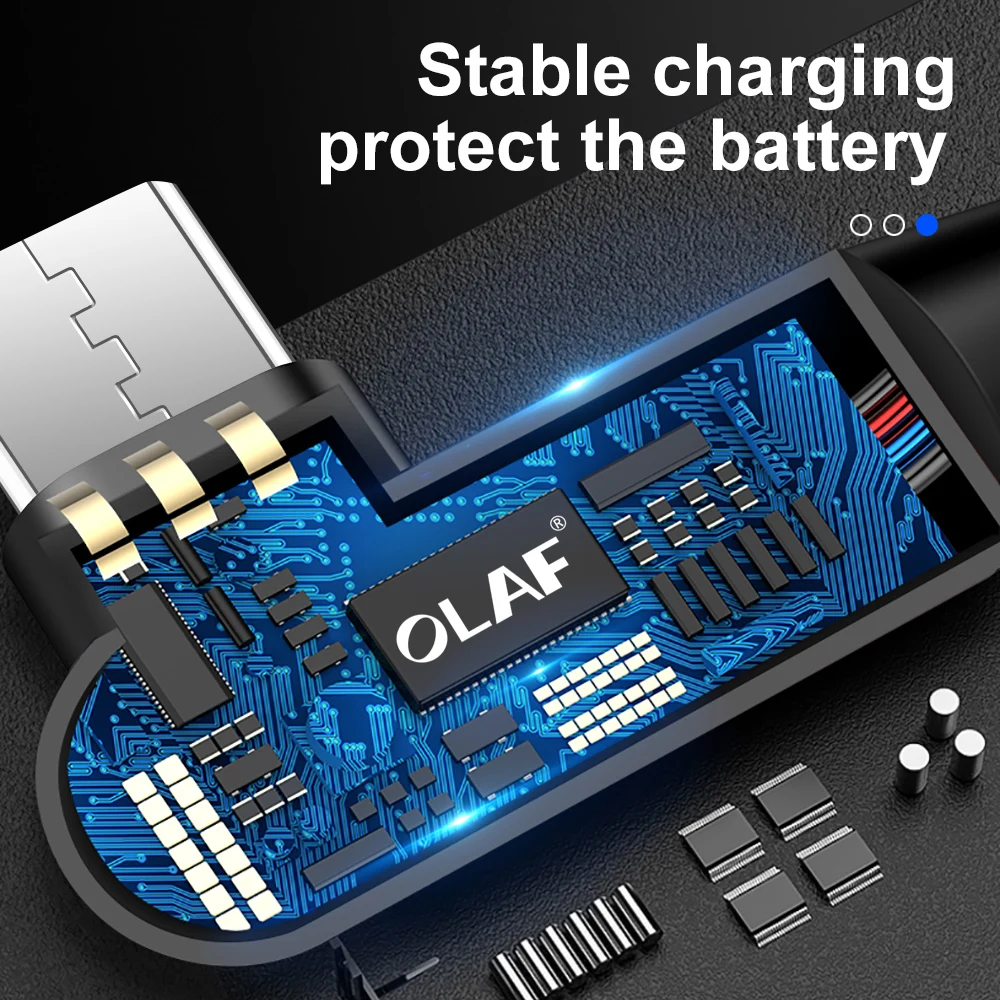 Олаф 90 градусов микро usb кабель 2 м Быстрая зарядка кабель микро usb телефон зарядный шнур для samsung Xiaomi huawei провод для зарядки